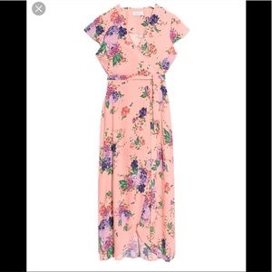 & Other Stories Wrap Dress in Pink Size 2